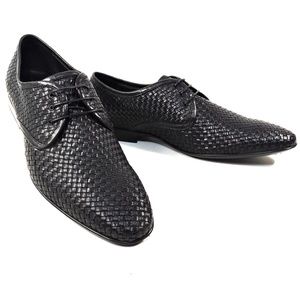 ALBERTO CICCIOLI 🇮🇹 MEN'S BLACK SOFT LEATHER COMFORT FASHION SHOES